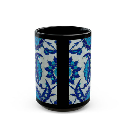 Saz Leaf Turkey Tile Print Coffee Cup Mug