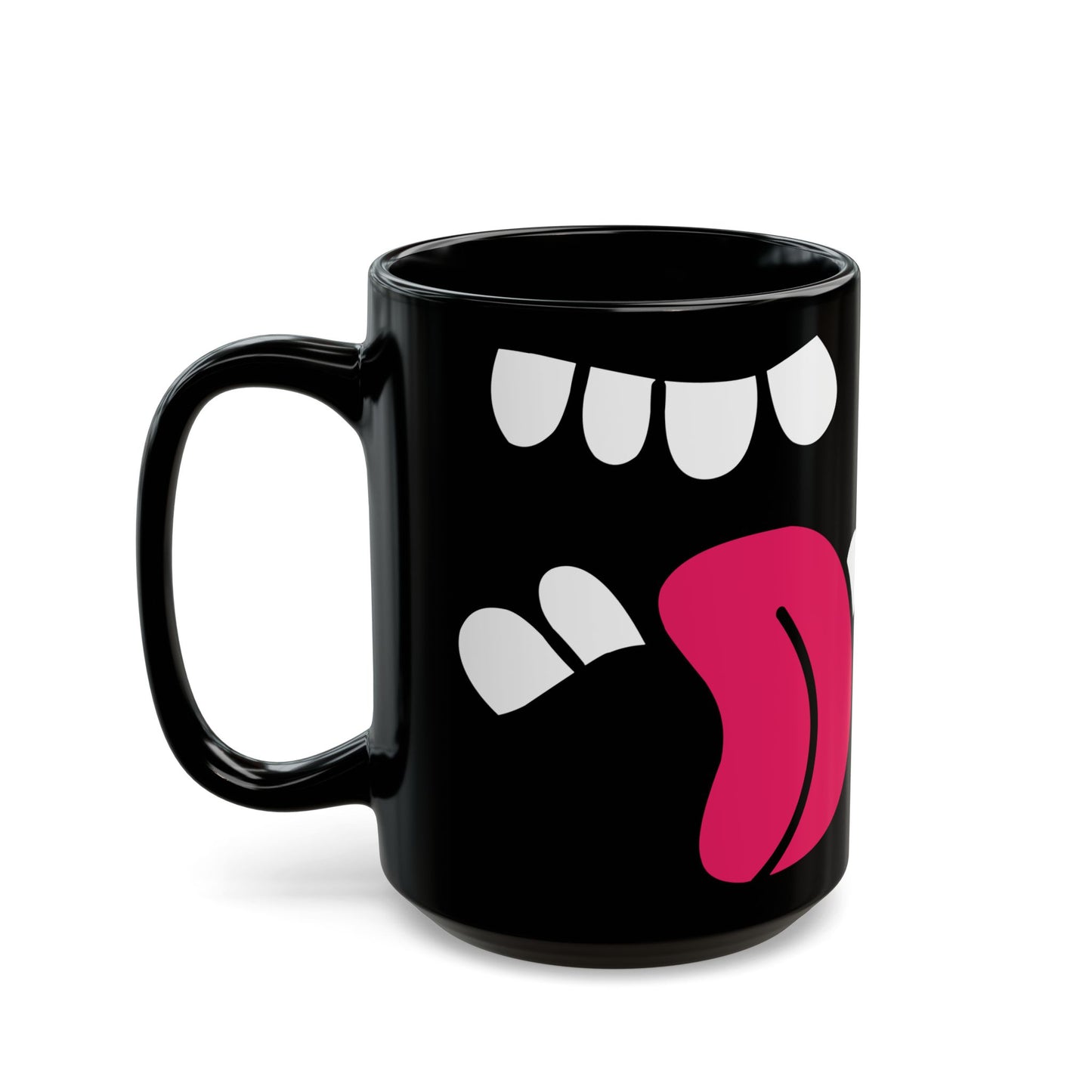 Seriously Though Funny Mouth Coffee Cup Mug