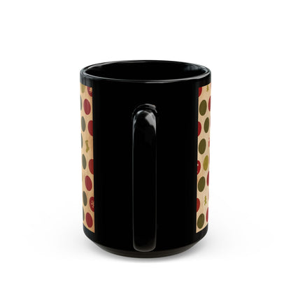 Vintage Style Christmas Wrapping Paper Coffee Cup Mug