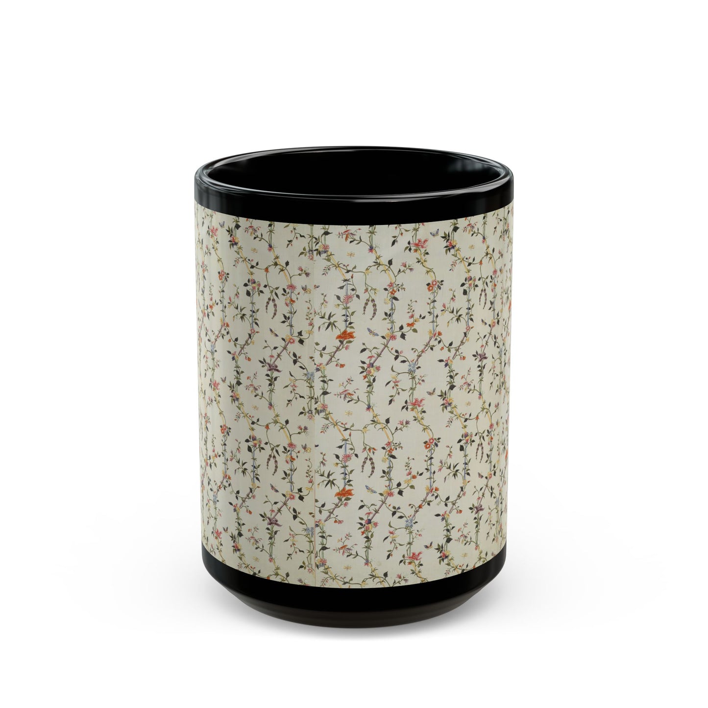 Dried Floral Print Coffee Cup Mug