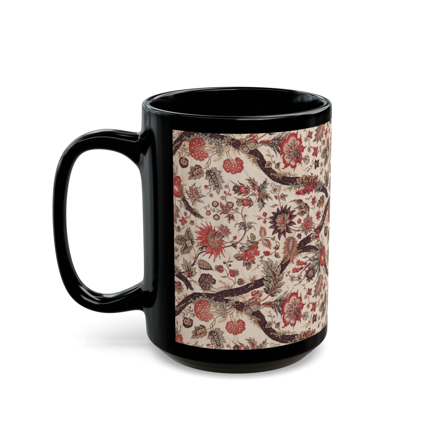 Floral Print Coffee Cup Mug