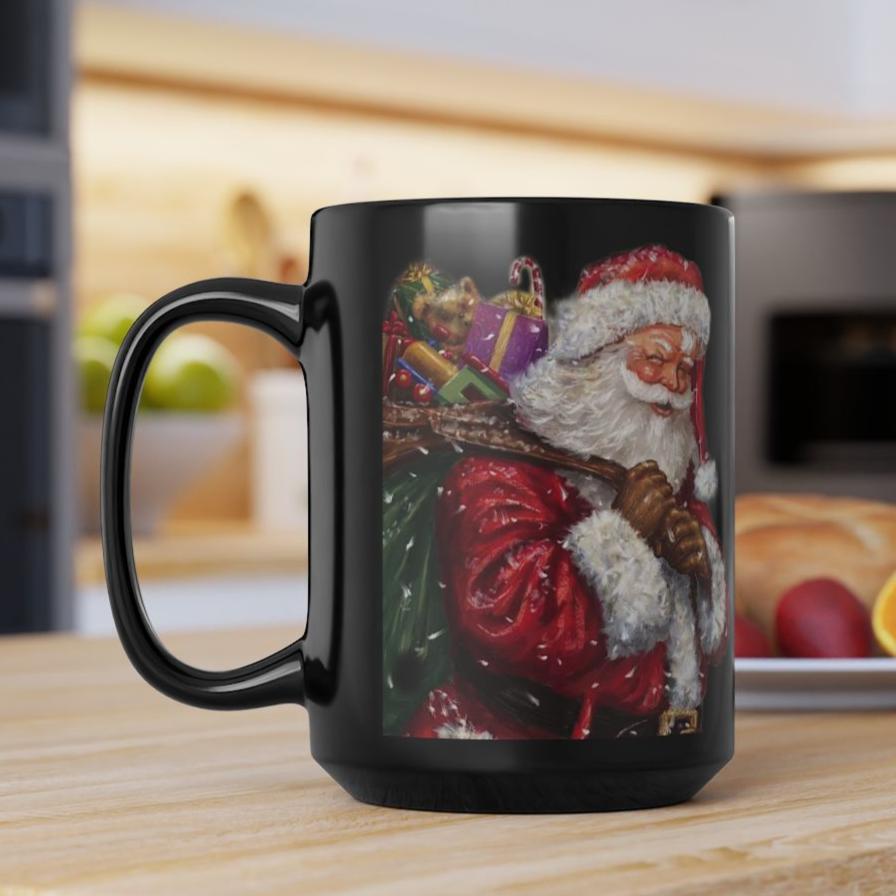 You Haven't Thought About Me All Year Vintage Santa Christmas Coffee Cup Mug