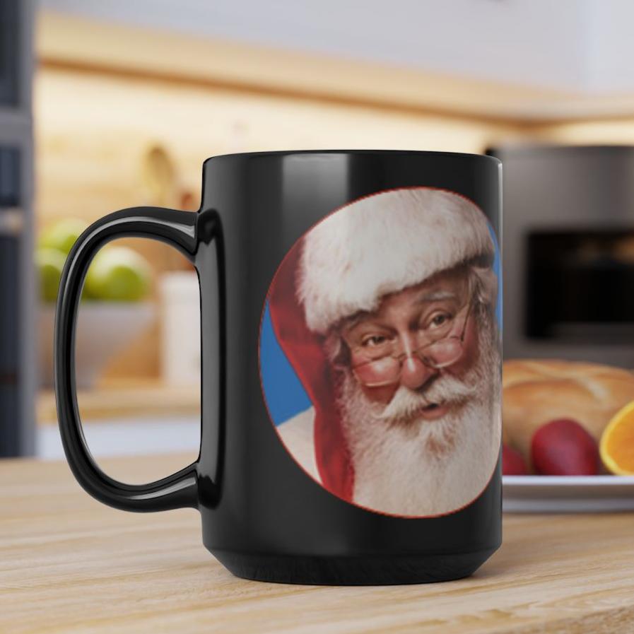 I Heard What You Did Last Summer Santa Christmas Coffee Cup Mug