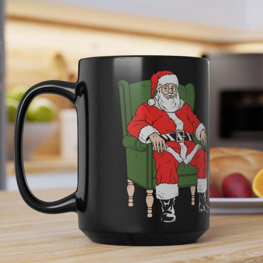 What? Grumpy Santa Coffee Cup Mug