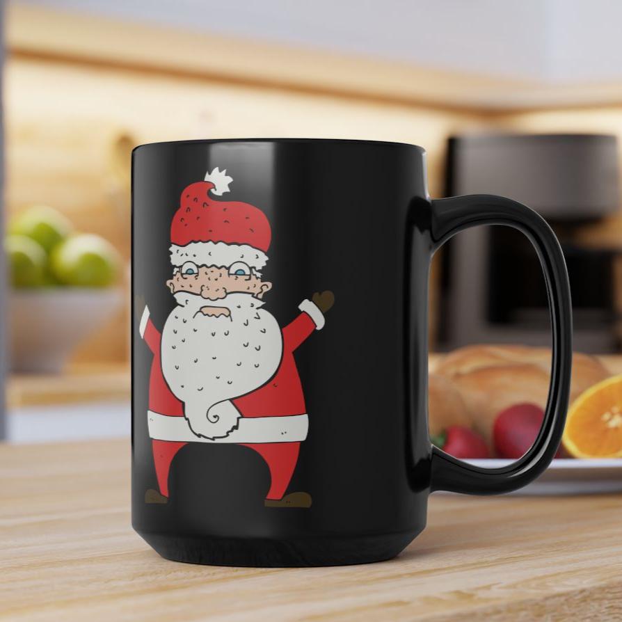 Vintage Santa Christmas Coffee Cup Mug