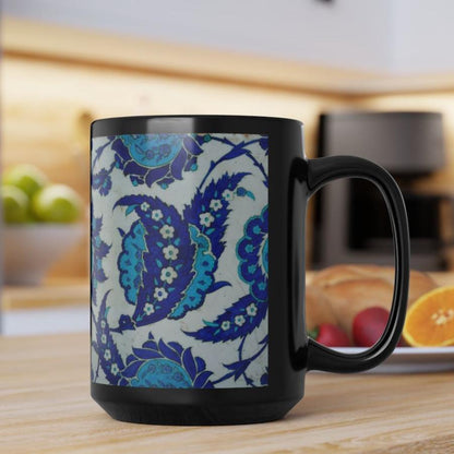 Saz Leaf Turkey Tile Print Coffee Cup Mug