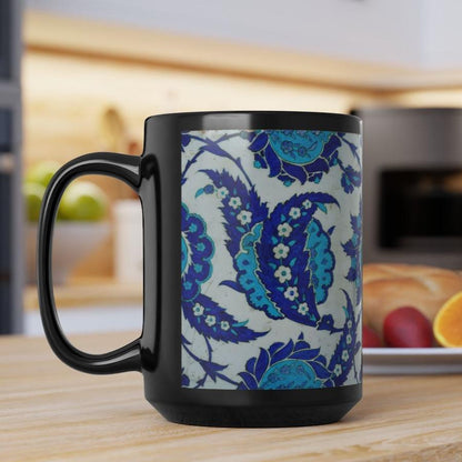 Saz Leaf Turkey Tile Print Coffee Cup Mug