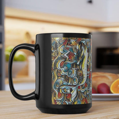 Abstract Mermaid Coffee Cup Mug