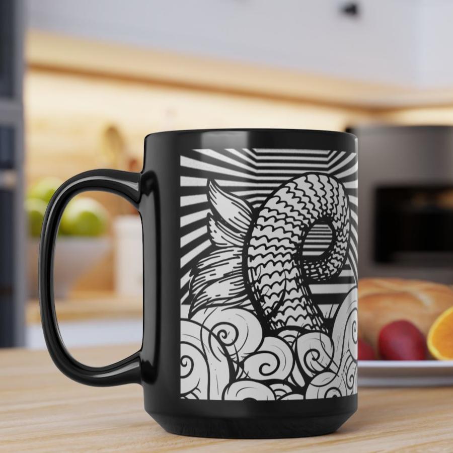 Mermaid Tail Coffee Cup Mug