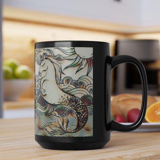 Mermaid Horse Hippocampus Coffee Cup Mug