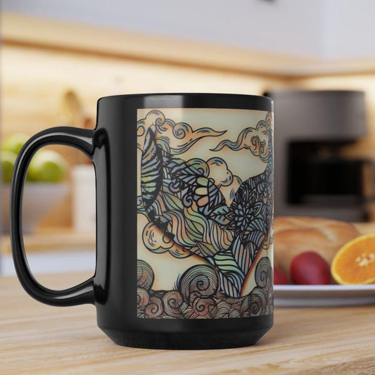 Eclectic Mermaid Tail Coffee Cup Mug