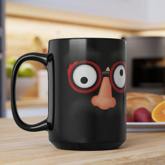 I'm Being Serious Funny Face Coffee Cup Mug