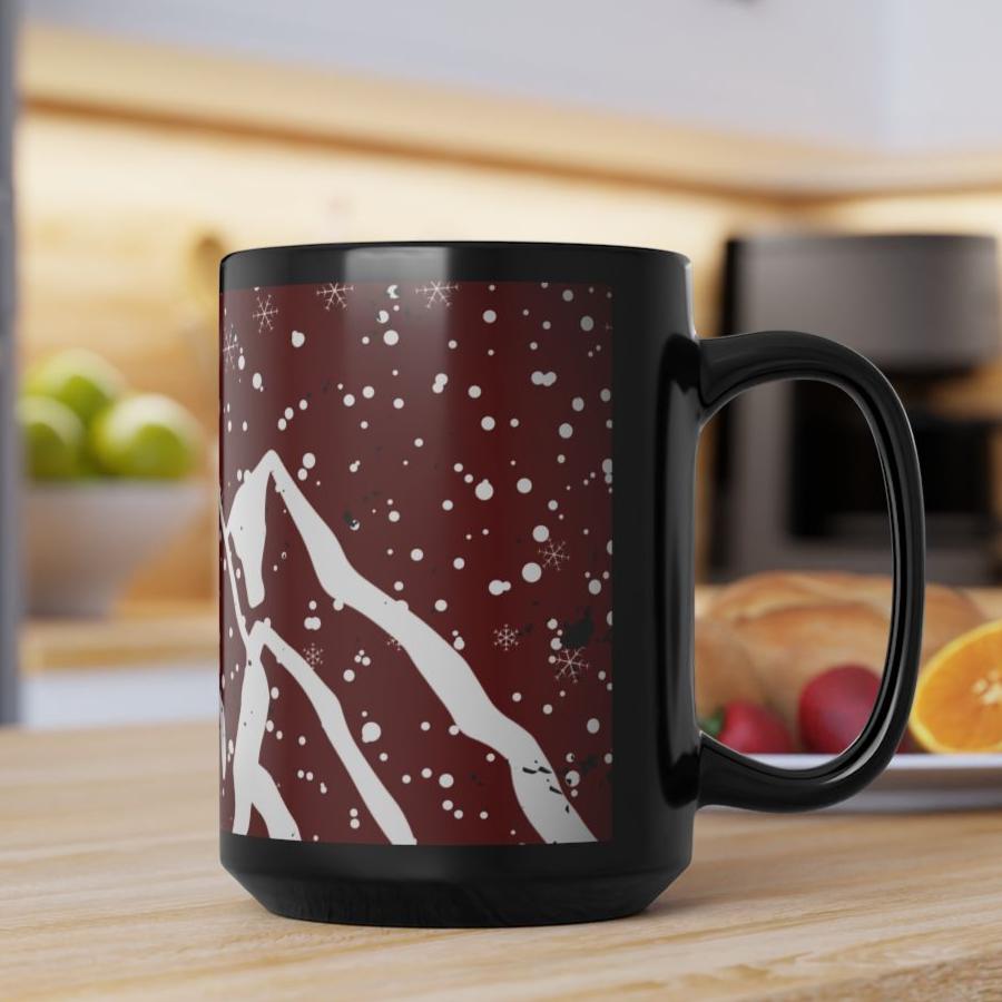 Snow Mountains Christmas Coffee Cup Mug