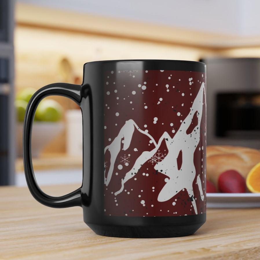 Snow Mountains Christmas Coffee Cup Mug