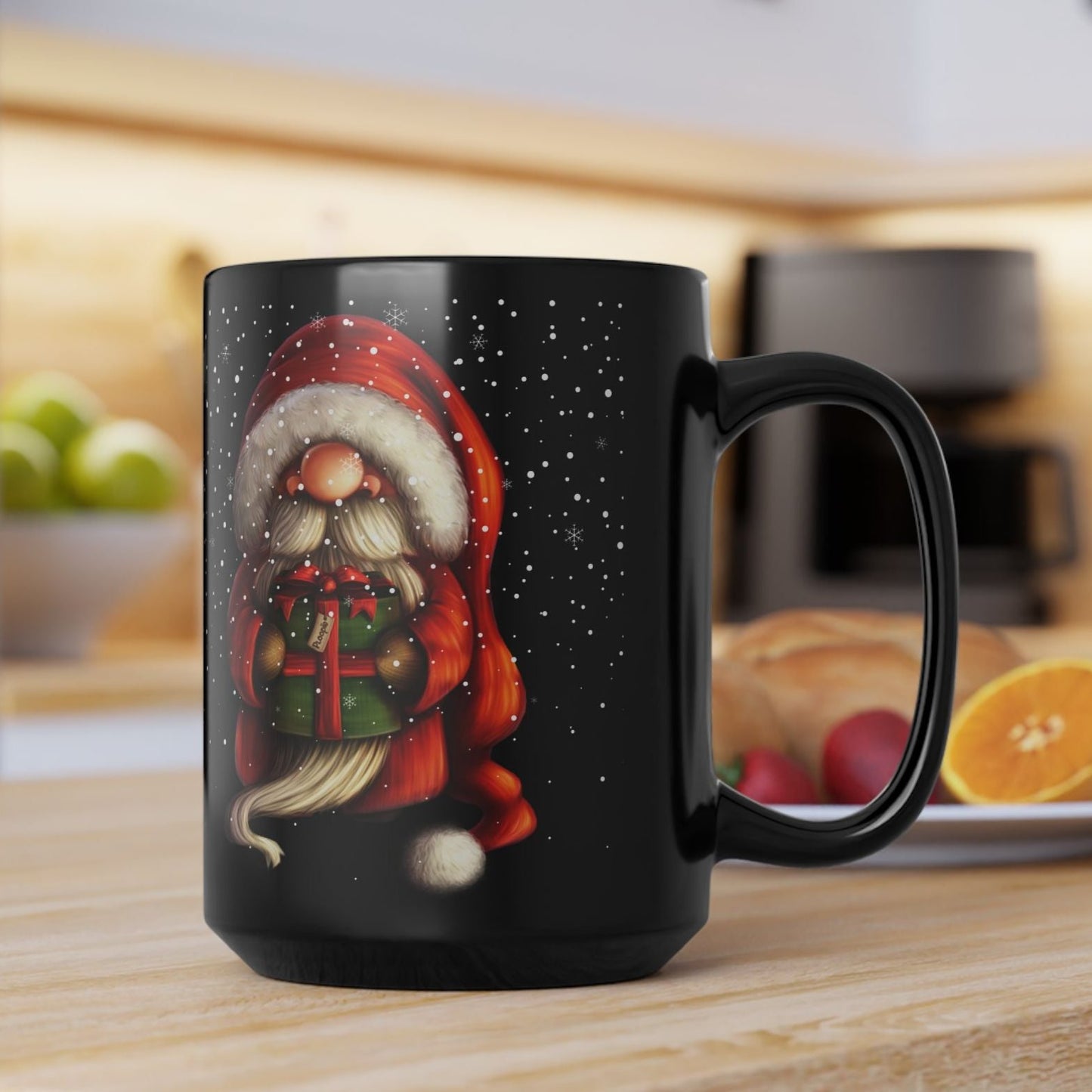 Cozy Santa Vintage Style Christmas Coffee Cup Mug