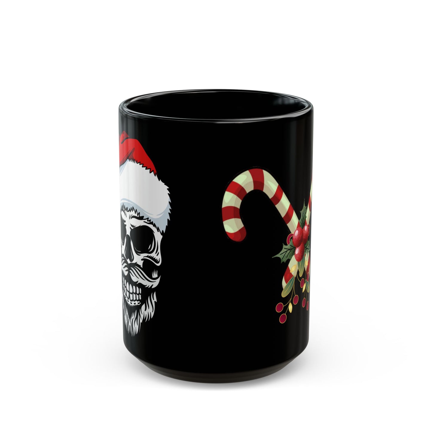 Santa Skull Christmas Coffee Cup Mug