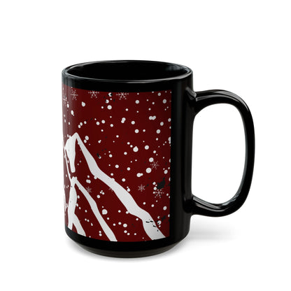 Snow Mountains Christmas Coffee Cup Mug