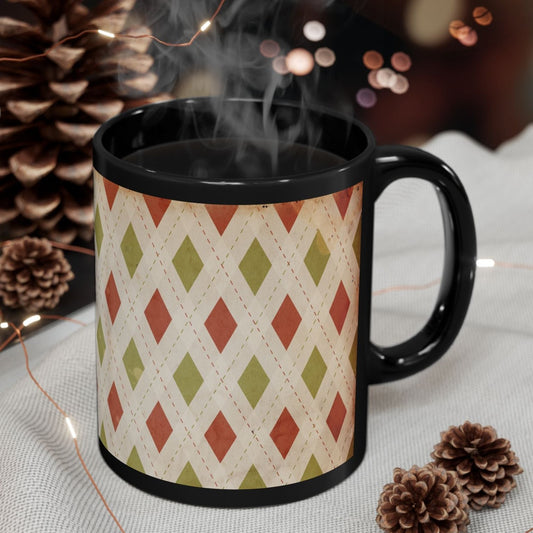 Vintage Style Christmas Coffee Cup Mug