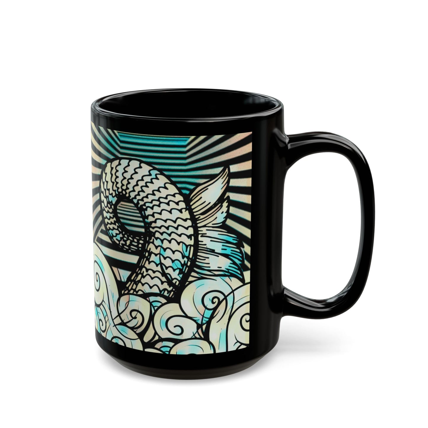 Mermaid Tail Coffee Cup Mug