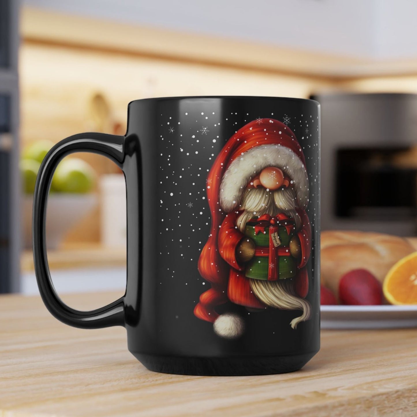 Cozy Santa Vintage Style Christmas Coffee Cup Mug