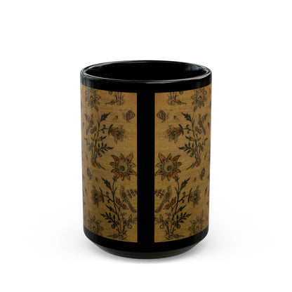 Vintage Floral Print Coffee Cup Mug