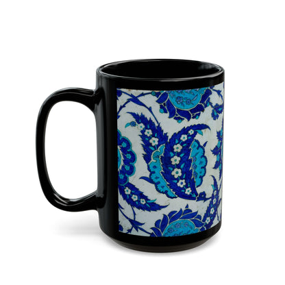 Saz Leaf Turkey Tile Print Coffee Cup Mug