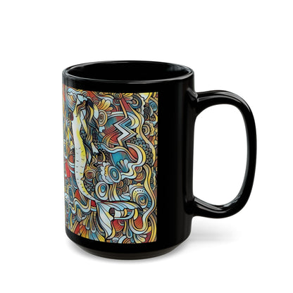 Abstract Mermaid Coffee Cup Mug