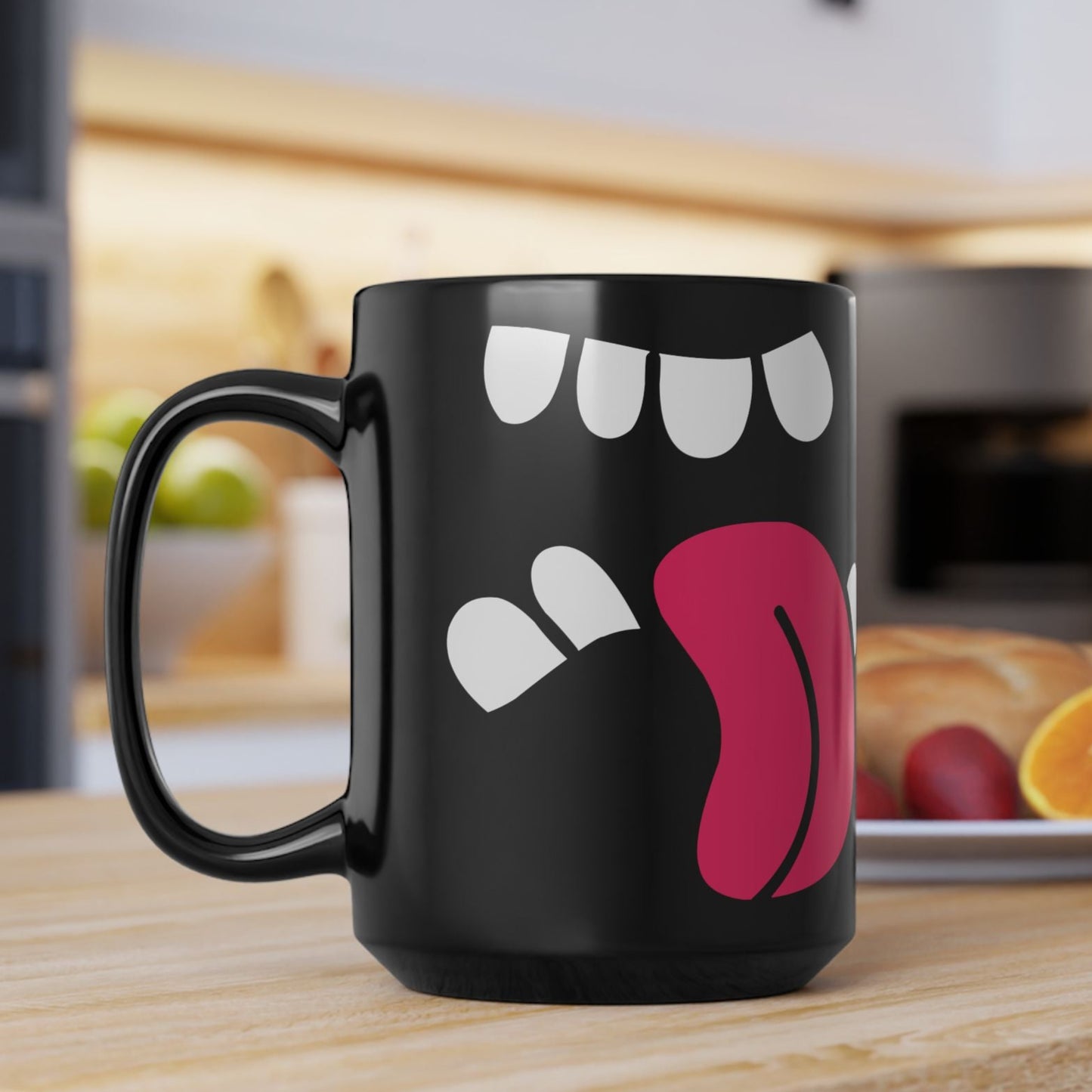 Seriously Though Funny Mouth Coffee Cup Mug