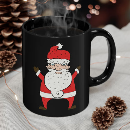 Vintage Santa Christmas Coffee Cup Mug