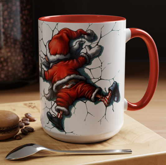 It'll Be Fun, They Said Christmas Santa Coffee Mug