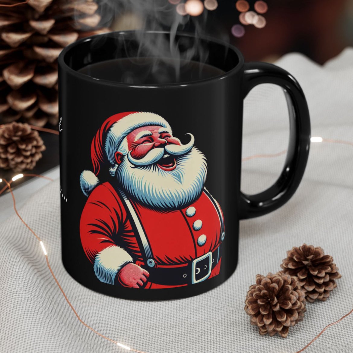 I Heard What You Did Last Summer Santa Christmas Coffee Cup Mug