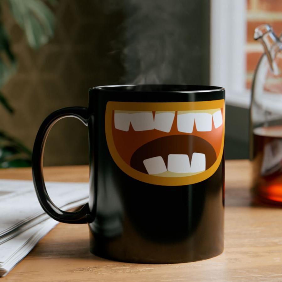 Seriously Though Funny Smile Coffee Cup Mug