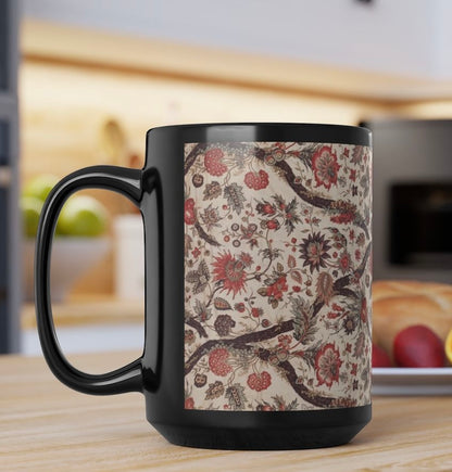 Floral Print Coffee Cup Mug