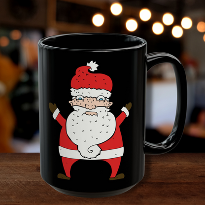 Vintage Santa Christmas Coffee Cup Mug